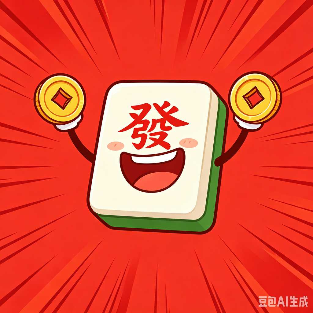 saturated color mahjong set print